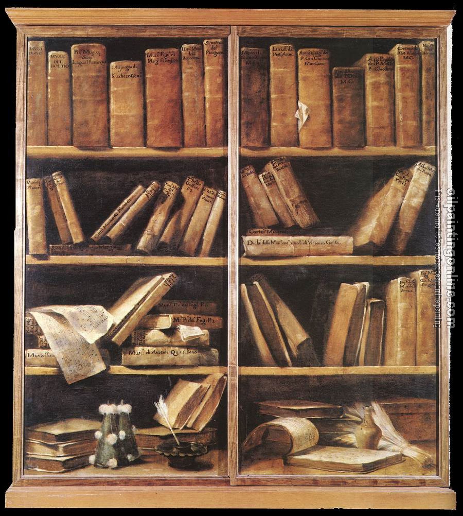 Giuseppe Maria Crespi - Bookshelves